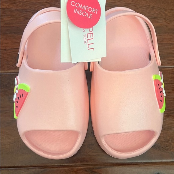 Capelli of New York Kids Light Pink Watermelon Sandals Crocs - Picture 1 of 2
